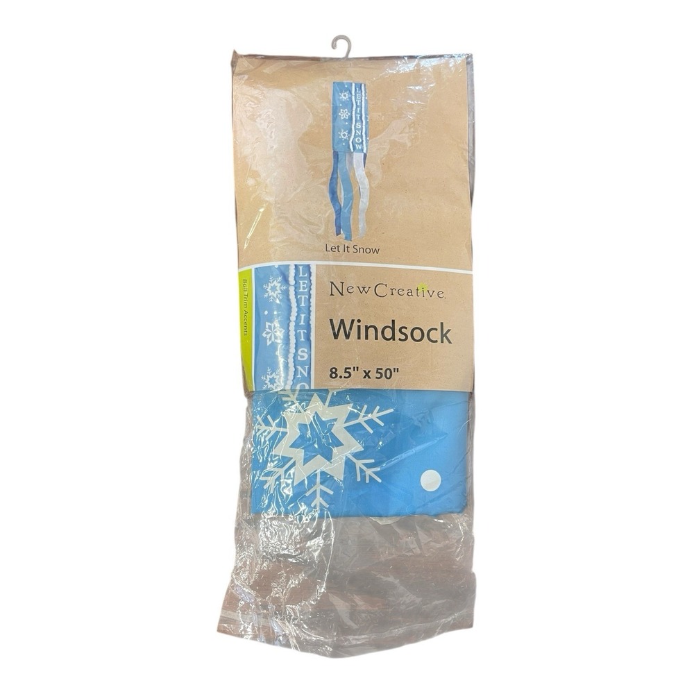 Let‎ It Snow New Creative Windsock 8.5" X 50"